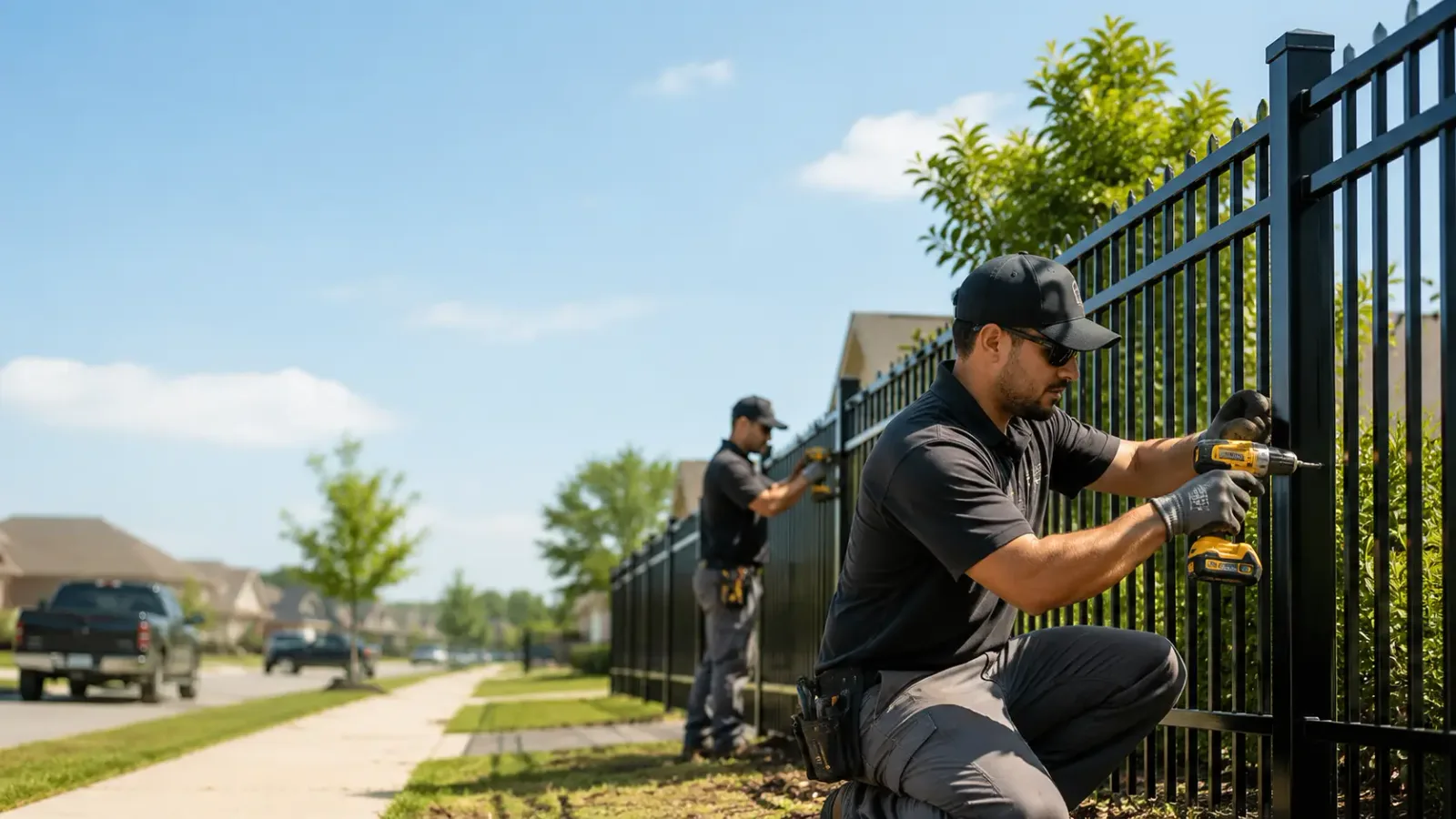 Metal Fence Installation in New London, MN